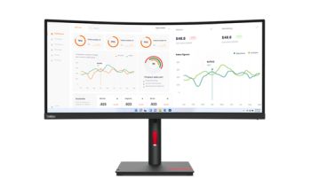 Lenovo ThinkVision T34w-30 LED display 86,4 cm (34") 3440 x 1440 Pixel Wide Quad HD Schwarz