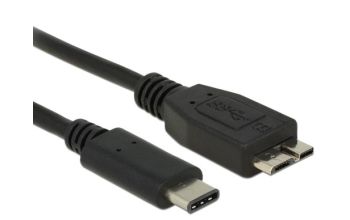 DeLOCK 0.5m USB3.1 C - MicroUSB3.1 B USB Kabel 0,5 m USB 3.2 Gen 2 (3.1 Gen 2) USB C Micro-USB B Schwarz