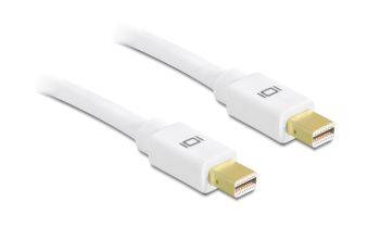 DeLOCK 0.5m, mini Displayport - mini Displayport 0,5 m Weiß