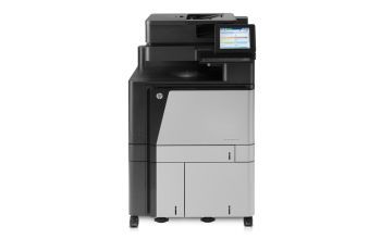 HP Color LaserJet Enterprise Flow M880z+ Multifunktionsdrucker, Drucken, Kopieren, Scannen, Faxen, Automatische Dokumentenzuführung (200 Blatt); USB-Druck über Vorderseite; Scannen an E-Mail/PDF; Beidseitiger Druck