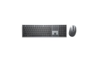 DELL KM7321W Tastatur Maus enthalten RF Wireless + Bluetooth QWERTY US International Grau, Titan