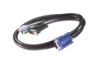 APC KVM PS/2 Cable - 3 ft (0.9 m) Schwarz 0,91 m
