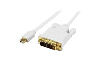 StarTech.com 1,8m Mini DisplayPort auf DVI Aktiv Adapter/ Konverter Kabel - mDP zu DVI 1920x1200 - Weiß