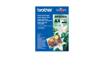 Brother BP-60MA Druckerpapier A4 (210x297 mm) Matte 25 Blätter Weiß