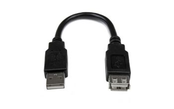 StarTech.com 15cm USB 2.0 Verlängerung - USB-A Verlängerungskabel - St/Bu