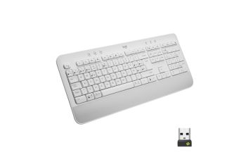 Logitech Signature K650 Tastatur Bluetooth QWERTY Spanisch Weiß
