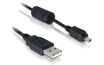 DeLOCK USB 1,83m USB Kabel Schwarz