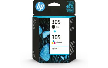 HP 305 2er-Pack Cyan/Magenta/Gelb/Schwarz Original Druckerpatrone
