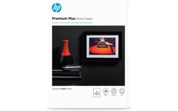 HP Premium Plus Fotopapier, Satin, 300 g/m2, A4 210 x 297 mm, 20 Blatt