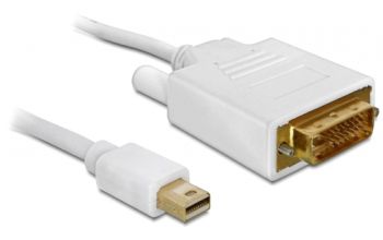 DeLOCK 5m mini DP/DVI DVI-D Weiß
