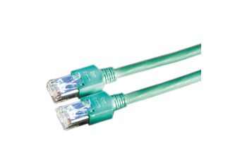 Dätwyler Cables S/UTP Patch cable Cat5e, Green, 1m Netzwerkkabel Grün