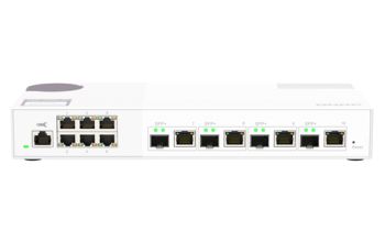 QNAP QSW-M2106-4C Netzwerk-Switch Managed L2 2.5G Ethernet (100/1000/2500) Weiß