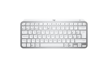 Logitech MX Keys Mini Tastatur RF Wireless + Bluetooth QWERTY Spanisch Grau