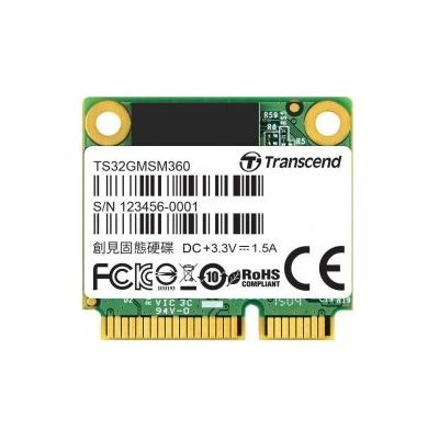 Transcend TS32GMSM360 Internes Solid State Drive mSATA 32 GB Serial ATA III MLC