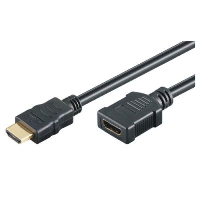 M-Cab HDMI Hi-Speed Verlängerungskabel w/E, 4K/60Hz, 3.0m, schwarz