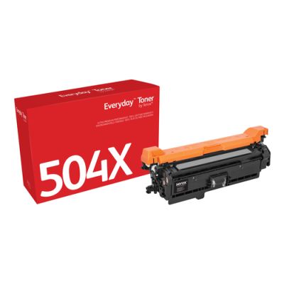 Everyday ™ Schwarz Toner von Xerox, kompatibel mit HP 504X (CE250X), High capacity