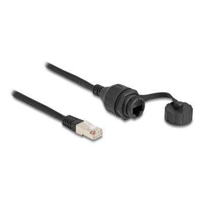 DeLOCK 87893 Netzwerkkabel Schwarz 0,2 m F/UTP (FTP)