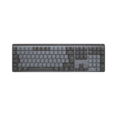 Logitech MX Mechanical Tastatur RF Wireless + Bluetooth AZERTY Französisch Graphit, Grau