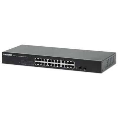 Intellinet 561877 Netzwerk-Switch Gigabit Ethernet (10/100/1000) Schwarz