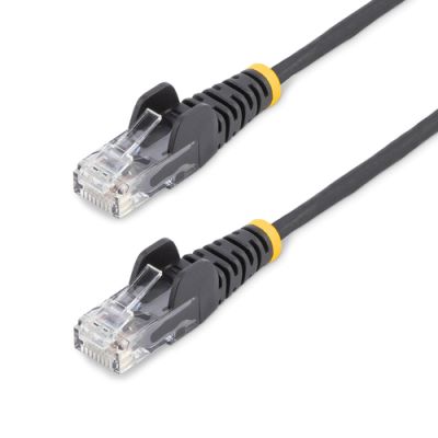 StarTech.com 3 m Cat6-Kabel - Schlank - Snagless RJ45-Anschlüsse - Schwarz