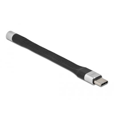 DeLOCK 86942 Handykabel Schwarz, Silber 0,1 m USB C 3.5mm