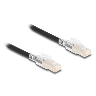 DeLOCK 80256 Netzwerkkabel Schwarz 2 m Cat6a S/FTP (S-STP)