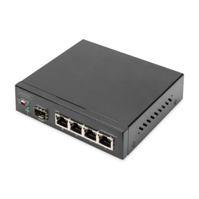 Digitus 4-Port Gigabit Network Switch, 1 SFP Uplink