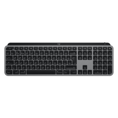 Logitech MX Keys f/ Mac Tastatur RF Wireless + Bluetooth QWERTY Spanisch Grau