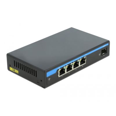 DeLOCK 87765 Netzwerk-Switch Gigabit Ethernet (10/100/1000) Power over Ethernet (PoE) Schwarz