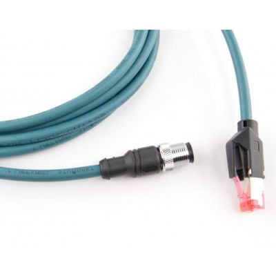 Datalogic CAB-ETH-M01 M12-IP67 Netzwerkkabel Blau 1 m