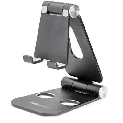 StarTech.com Universal Handy und Tablet Halterung - Faltbar - Multi-Winkel - Schwarz