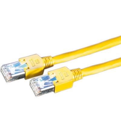 Dätwyler Cables S/UTP Patch cable Cat5e, Yellow, 20m Netzwerkkabel Gelb