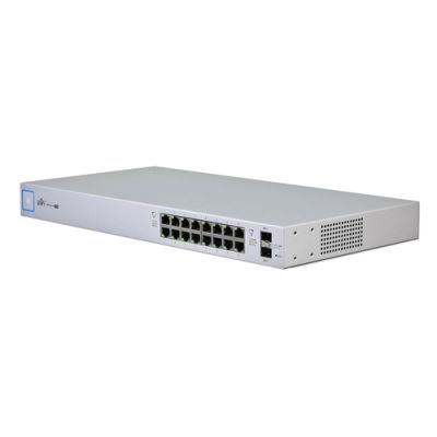 Ubiquiti UniFi US-16-150W Netzwerk-Switch Managed Gigabit Ethernet (10/100/1000) Power over Ethernet (PoE) 1U Weiß