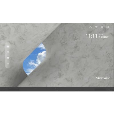 Viewsonic LDP108-121 Signage-Display Digital Signage Flachbildschirm 2,74 m (108") LED WLAN 500 cd/m² Full HD Schwarz Eingebauter Prozessor Android 9.0