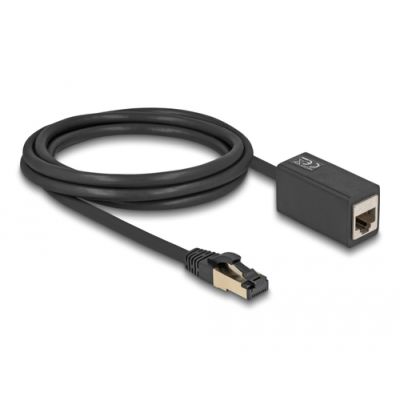 DeLOCK 87106 Netzwerkkabel Schwarz 2 m Cat8.1 S/FTP (S-STP)
