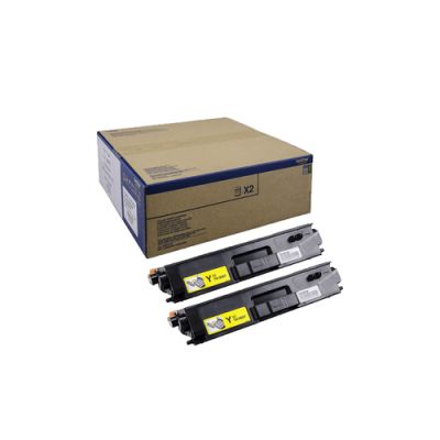 Brother TN-900YTWIN Tonerkartusche 2 Stück(e) Original Gelb