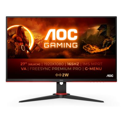 AOC 27G2SAE/BK Computerbildschirm 68,6 cm (27") 1920 x 1080 Pixel Full HD LED Schwarz, Rot