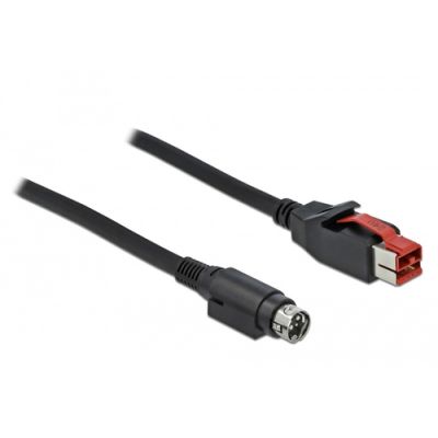 DeLOCK 85945 Paralleles Kabel Schwarz 1 m