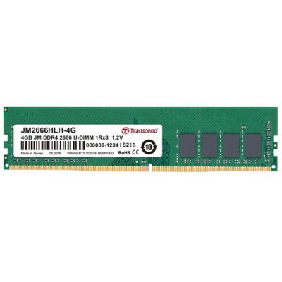 Transcend JM2666HLH-4G Speichermodul 4 GB 1 x 4 GB DDR4 2666 MHz