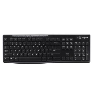 Logitech Wireless Keyboard K270 Tastatur RF Wireless AZERTY Belgisch Schwarz