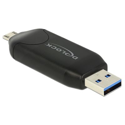 DeLOCK 91734 Kartenleser USB/Micro-USB Schwarz