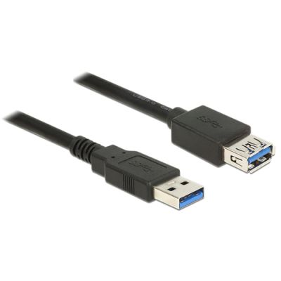 DeLOCK 85057 USB Kabel 3 m USB 3.2 Gen 1 (3.1 Gen 1) USB A Schwarz