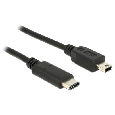 DeLOCK 83603 USB Kabel 1 m USB 2.0 USB C Mini-USB B Schwarz