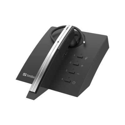 Sandberg 126-25 Kopfhörer & Headset Kabellos Ohrbügel Büro/Callcenter Bluetooth Ladestation Schwarz, Grau
