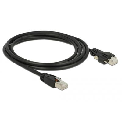 DeLOCK 85668 Netzwerkkabel Schwarz 2 m Cat6 S/FTP (S-STP)