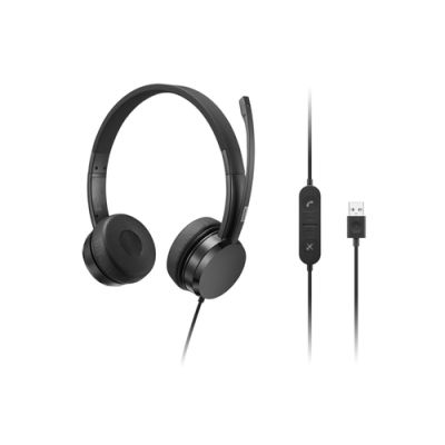 Lenovo 4XD1K18260 Kopfhörer & Headset Kabelgebunden Kopfband Musik/Alltag USB Typ-A Schwarz