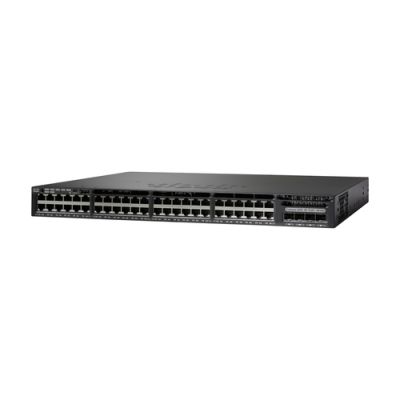 Cisco Catalyst WS-C3650-48PS-S Netzwerk-Switch Managed L3 Gigabit Ethernet (10/100/1000) Power over Ethernet (PoE) 1U Schwarz