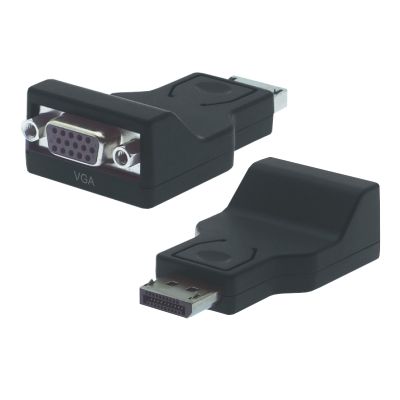 M-Cab 2200032 Videokabel-Adapter VGA (D-Sub) DisplayPort Schwarz