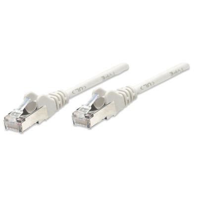 Intellinet Netzwerkkabel, Cat5e, SF/UTP, CCA, Cat5e-kompatibel, RJ45-Stecker/RJ45-Stecker, 15,0 m, grau