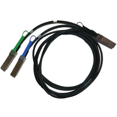 Nvidia 980-9I98H-00V001 Glasfaserkabel 1 m QSFP56 2x QSFP56 Schwarz